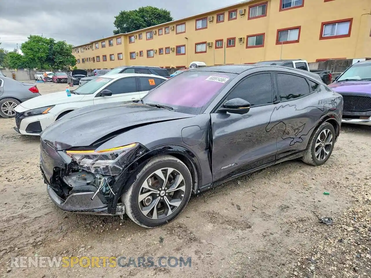 1 Photograph of a damaged car 3FMTK3R75MMA38606 FORD MUSTANG 2021
