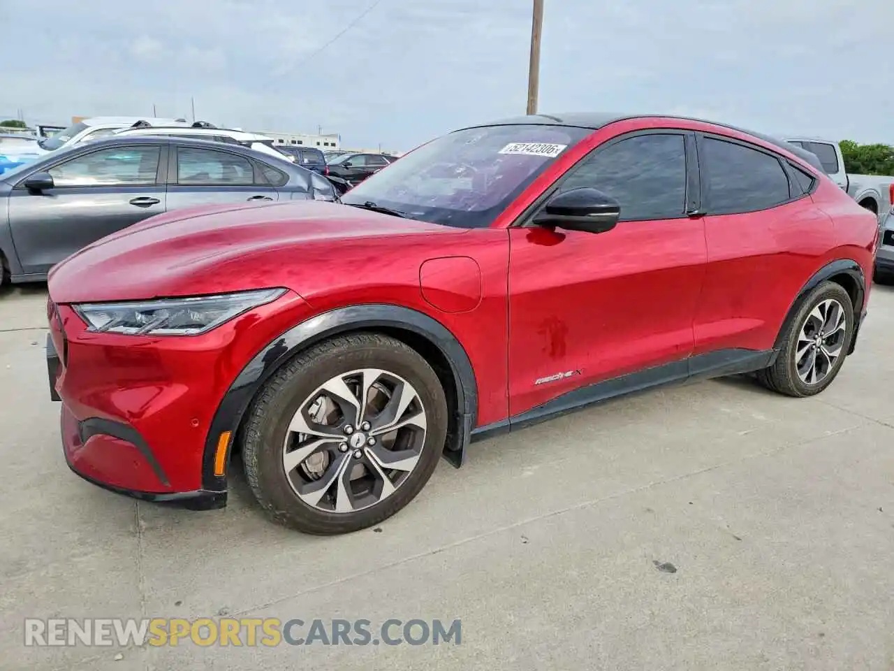 1 Photograph of a damaged car 3FMTK3R76MMA01872 FORD MUSTANG 2021