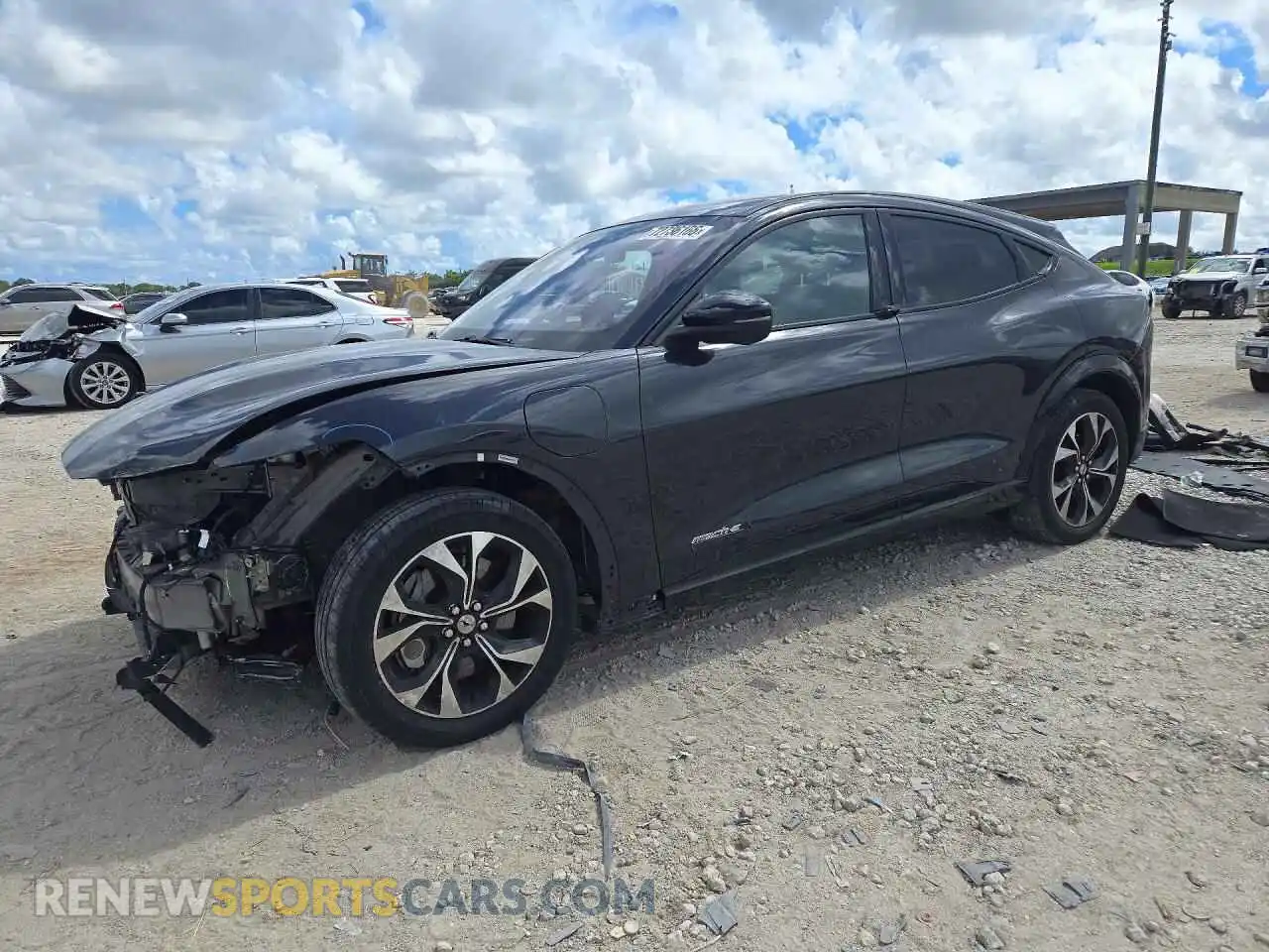 1 Photograph of a damaged car 3FMTK3R78MMA65198 FORD MUSTANG 2021