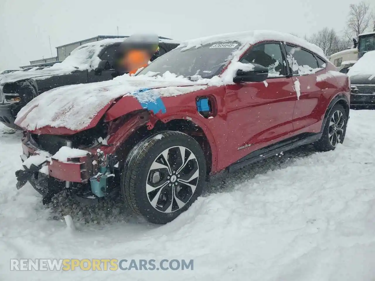 1 Photograph of a damaged car 3FMTK3R79MMA06077 FORD MUSTANG 2021