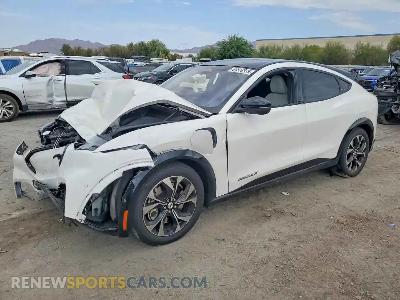 1 Photograph of a damaged car 3FMTK3R79MMA09237 FORD MUSTANG 2021