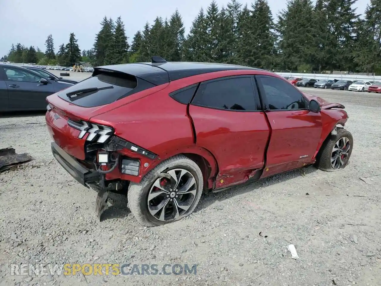 3 Photograph of a damaged car 3FMTK3SU1MMA10687 FORD MUSTANG 2021
