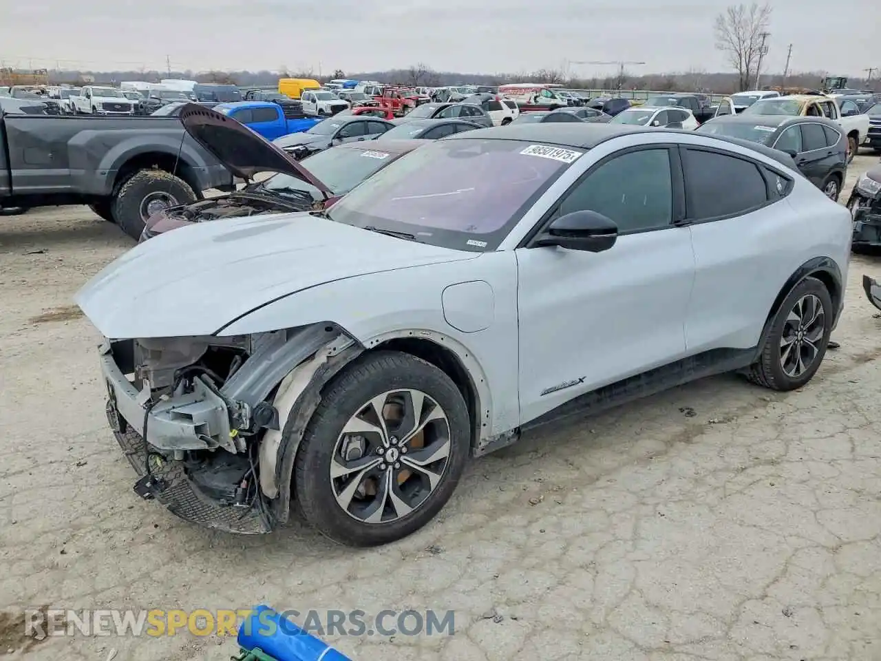 1 Photograph of a damaged car 3FMTK3SU3MMA03661 FORD MUSTANG 2021
