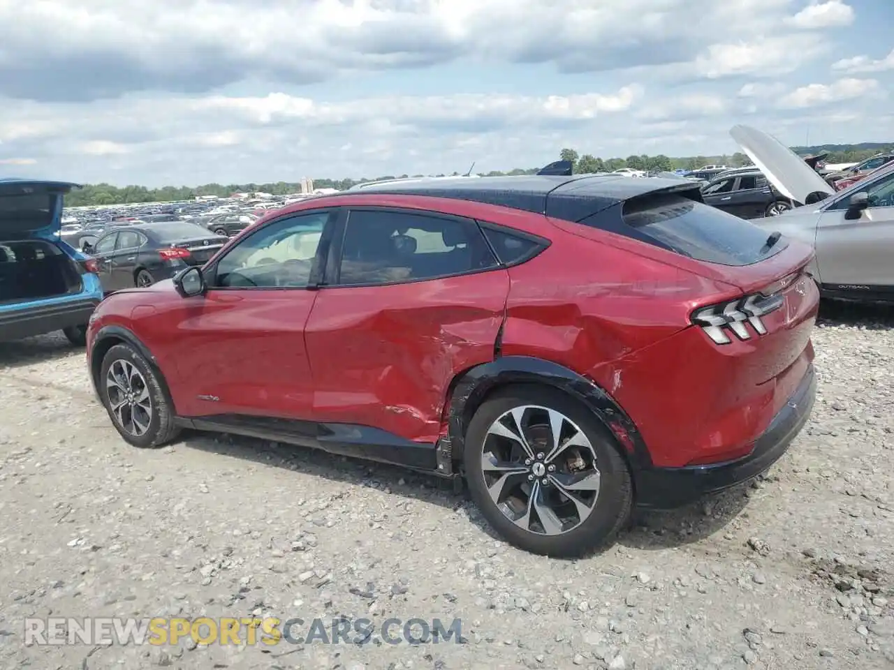 2 Photograph of a damaged car 3FMTK3SU3MMA08875 FORD MUSTANG 2021
