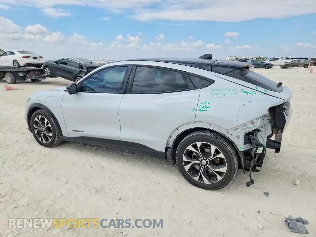 2 Photograph of a damaged car 3FMTK3SU4MMA01868 FORD MUSTANG 2021