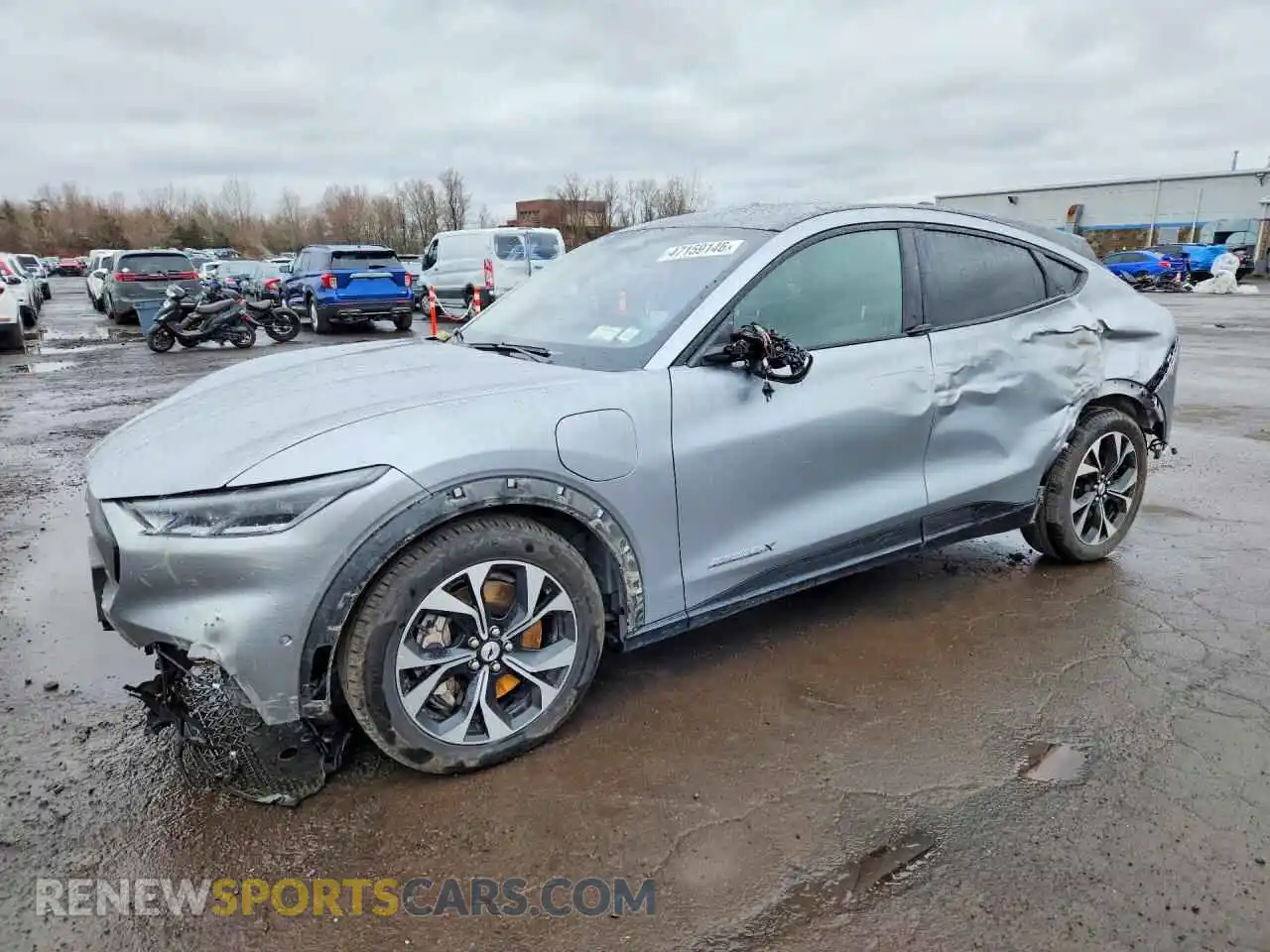1 Photograph of a damaged car 3FMTK3SU4MMA43019 FORD MUSTANG 2021