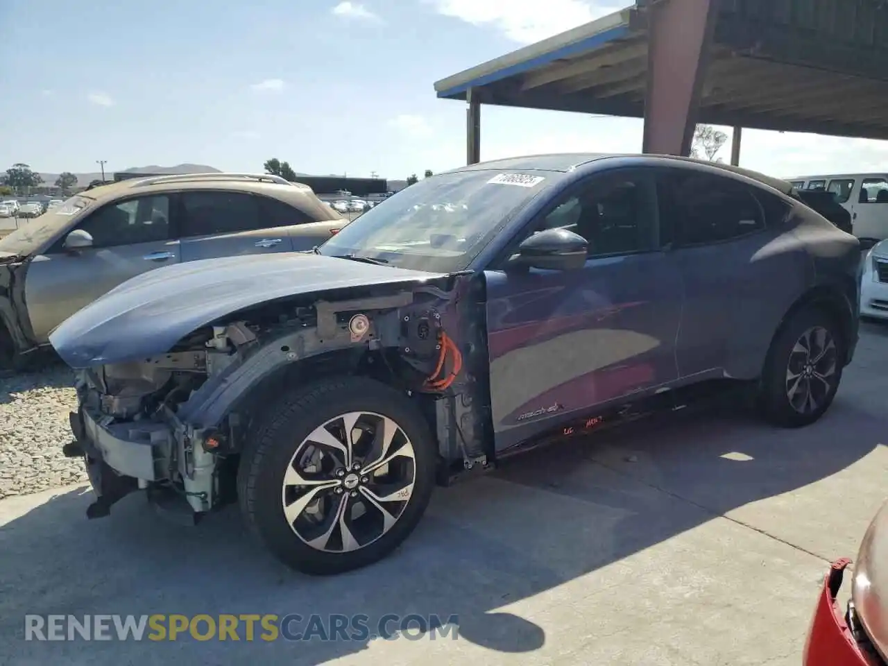1 Photograph of a damaged car 3FMTK3SU6MMA09325 FORD MUSTANG 2021