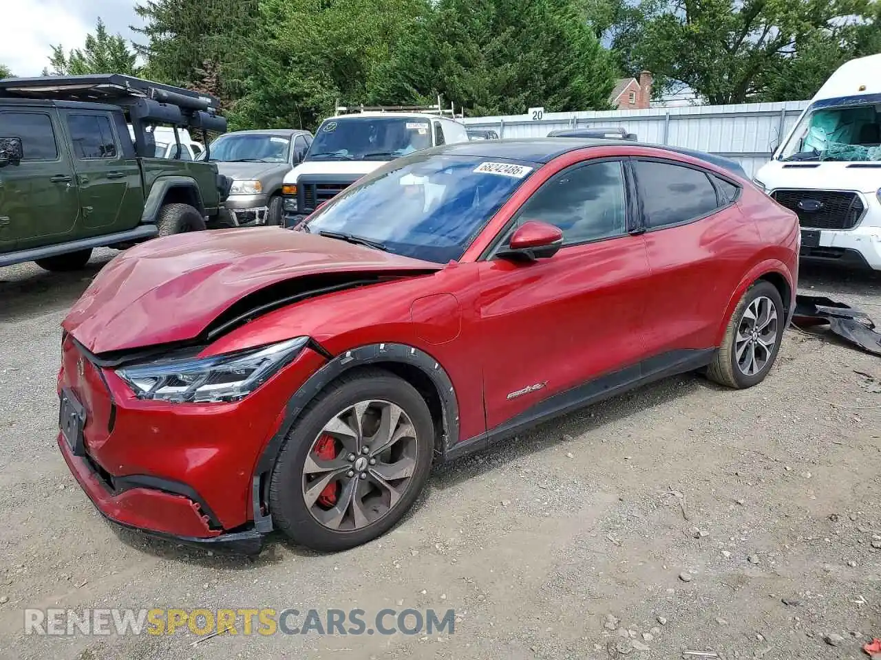 1 Photograph of a damaged car 3FMTK3SU7MMA08345 FORD MUSTANG 2021