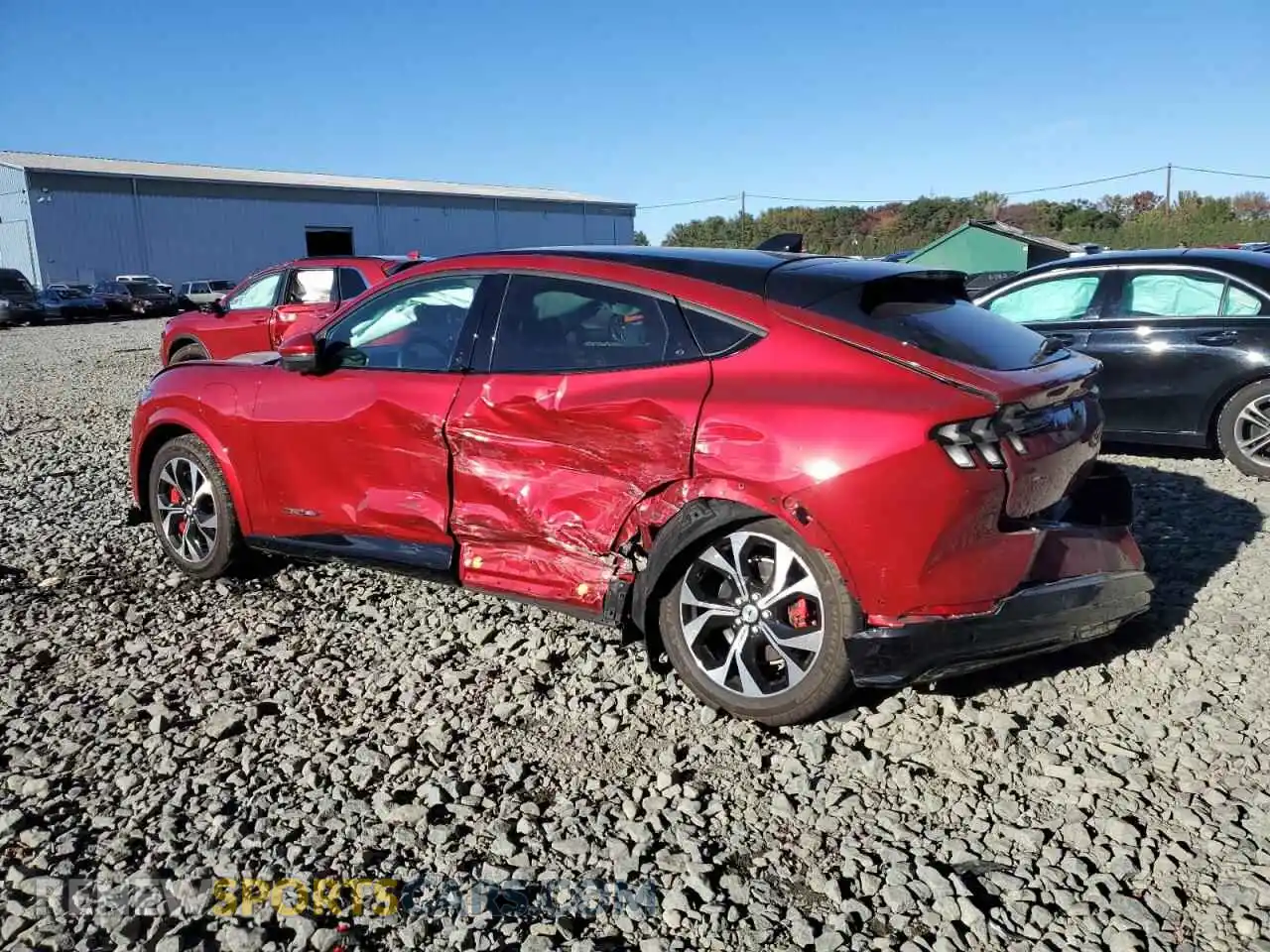 2 Photograph of a damaged car 3FMTK3SU9MMA06371 FORD MUSTANG 2021