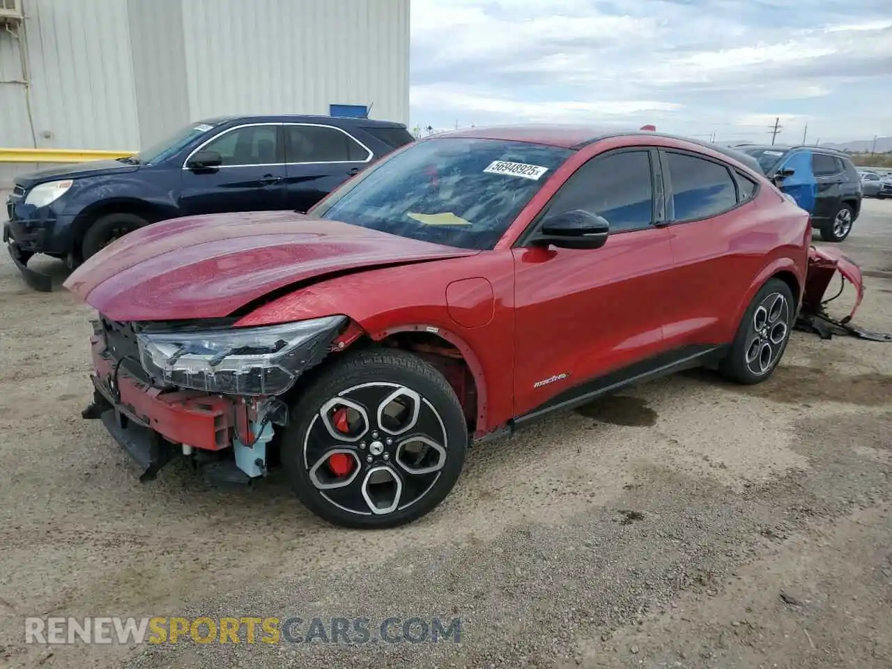 1 Photograph of a damaged car 3FMTK4SE3MME00253 FORD MUSTANG 2021