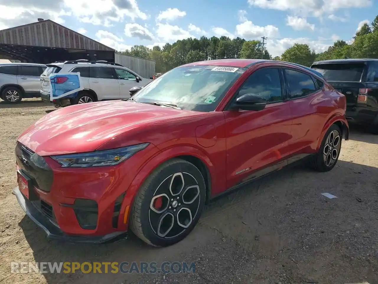 1 Photograph of a damaged car 3FMTK4SE4MME02223 FORD MUSTANG 2021