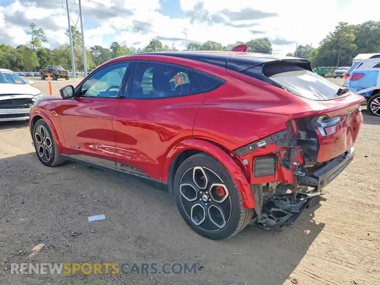2 Photograph of a damaged car 3FMTK4SE4MME02223 FORD MUSTANG 2021