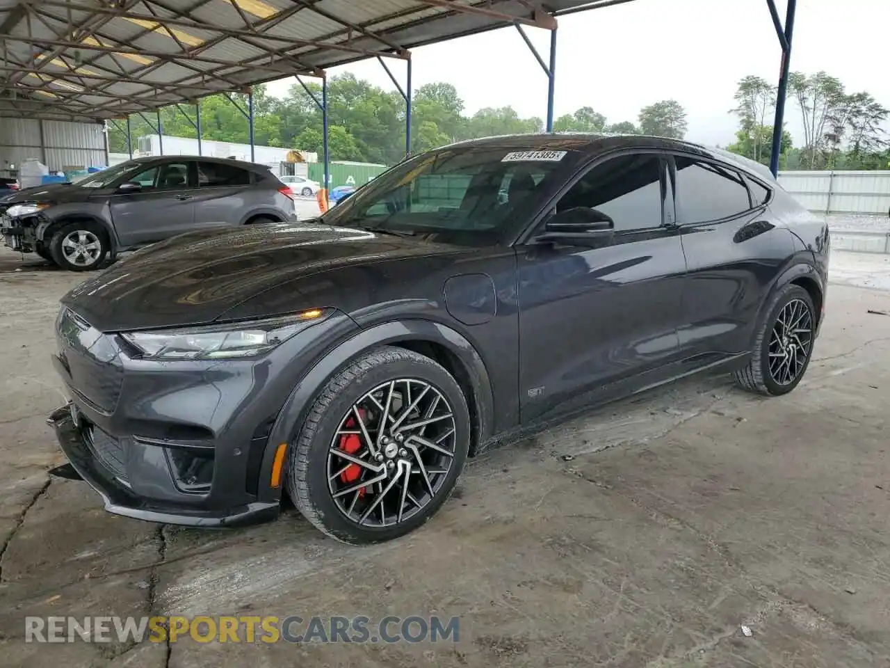 1 fotografías del automóvil dañado 3FMTK4SEXMME01710 FORD MUSTANG 2021