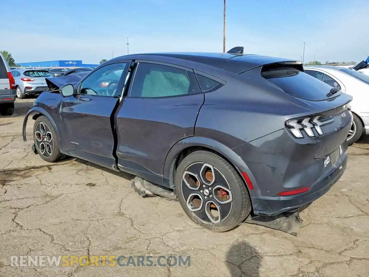 2 Photograph of a damaged car 3FMTK4SEXMME03036 FORD MUSTANG 2021