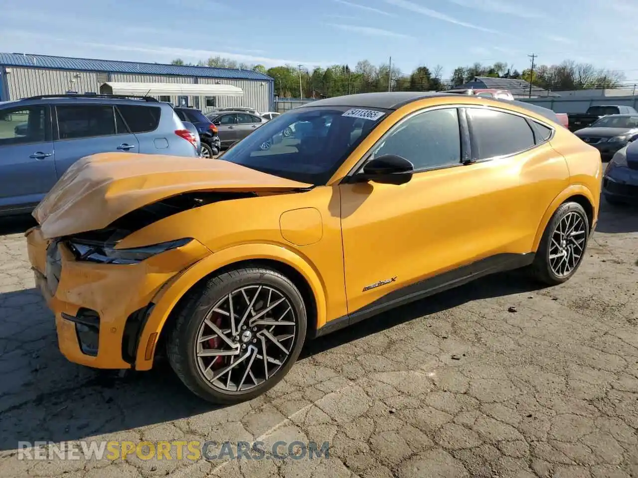 1 Photograph of a damaged car 3FMTK4SX6MME02256 FORD MUSTANG 2021