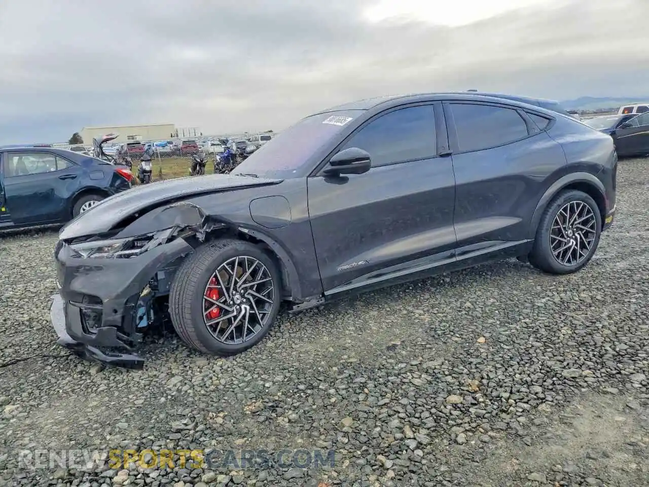 1 Photograph of a damaged car 3FMTK4SX7MME01892 FORD MUSTANG 2021