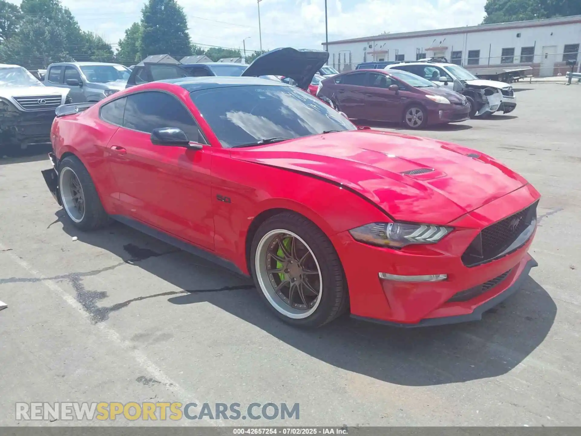 1 Photograph of a damaged car 1FA6P8CF3N5134621 FORD MUSTANG 2022