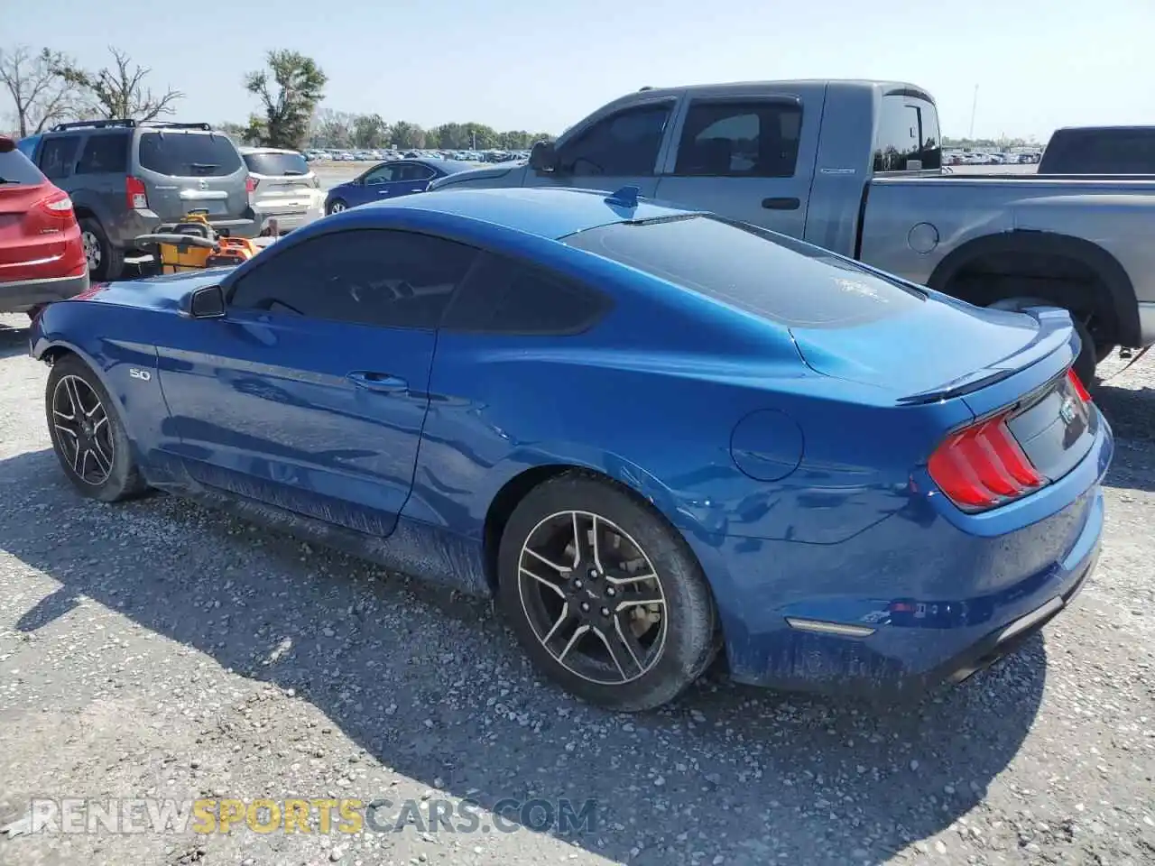2 Photograph of a damaged car 1FA6P8CFXN5143025 FORD MUSTANG 2022