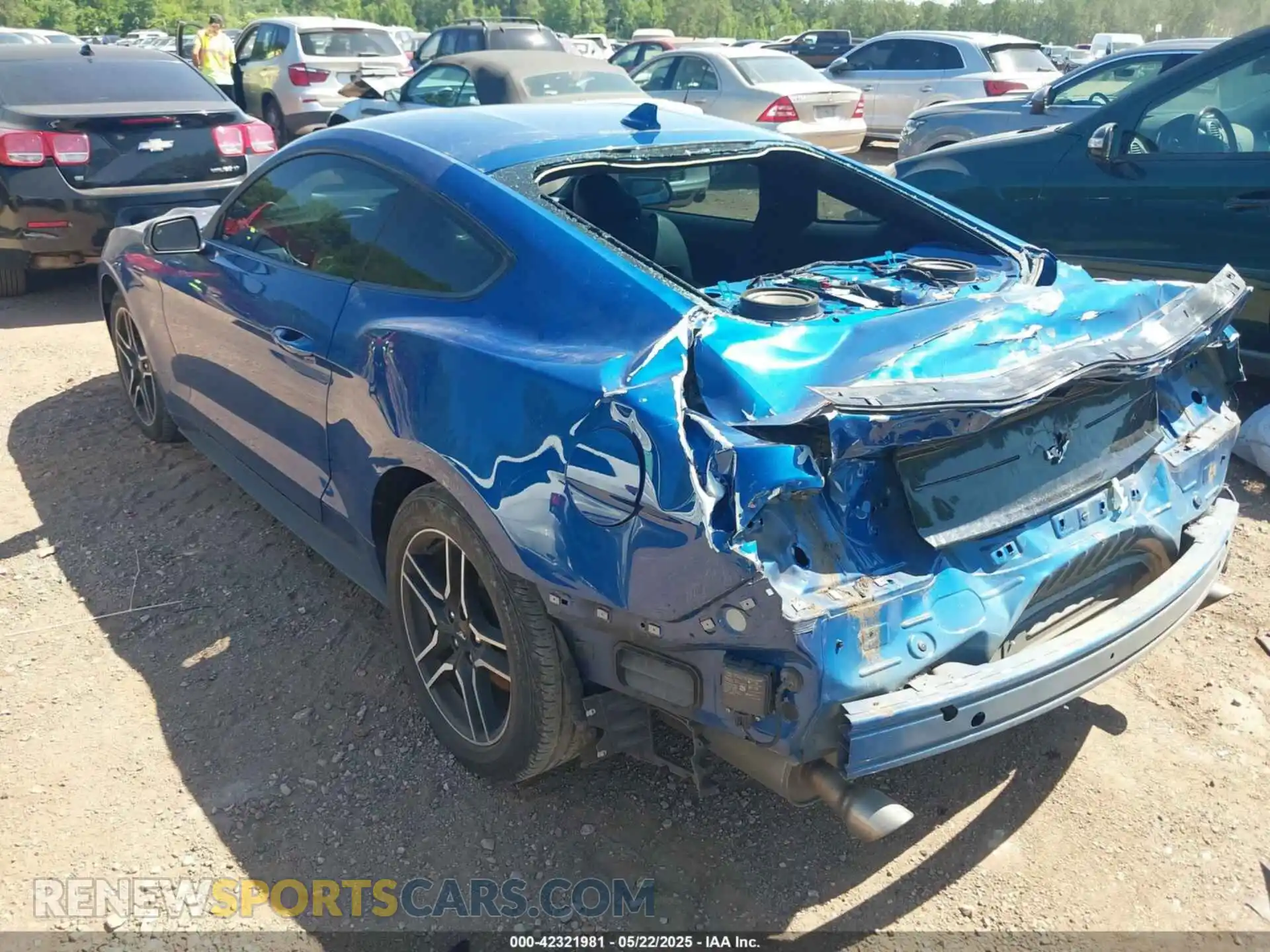 3 Photograph of a damaged car 1FA6P8TH3N5126326 FORD MUSTANG 2022