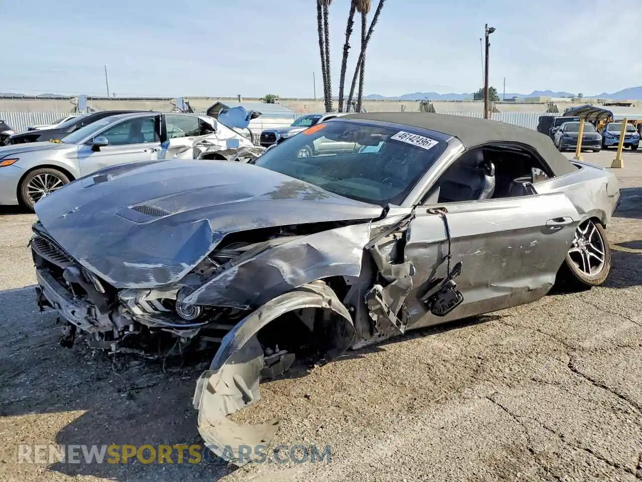 1 Photograph of a damaged car 1FATP8FF4N5116546 FORD MUSTANG 2022