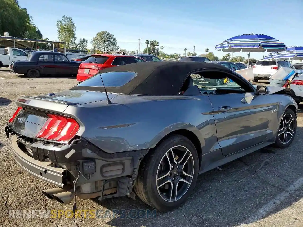 3 Photograph of a damaged car 1FATP8FF4N5116546 FORD MUSTANG 2022
