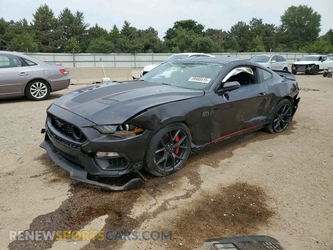 1 fotografías del automóvil dañado 1FA6P8R0XP5500368 FORD MUSTANG 2023