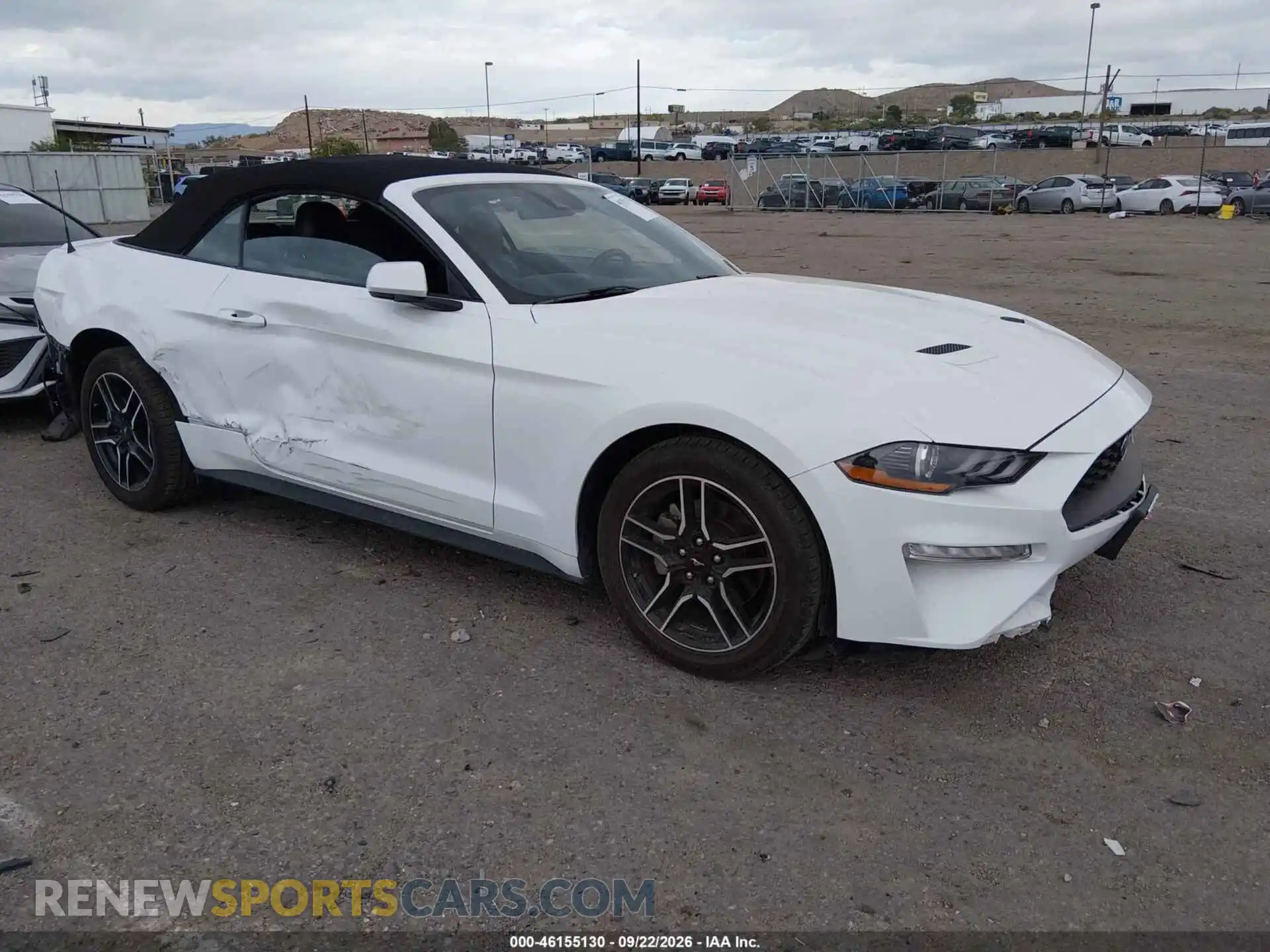 1 Photograph of a damaged car 1FATP8UH1P5110176 FORD MUSTANG 2023