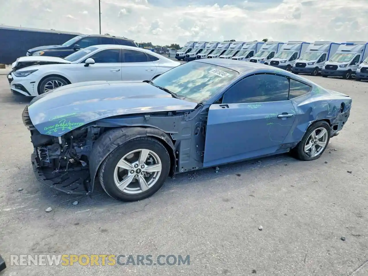 1 Photograph of a damaged car 1FA6P8TH2R5114898 FORD MUSTANG 2024