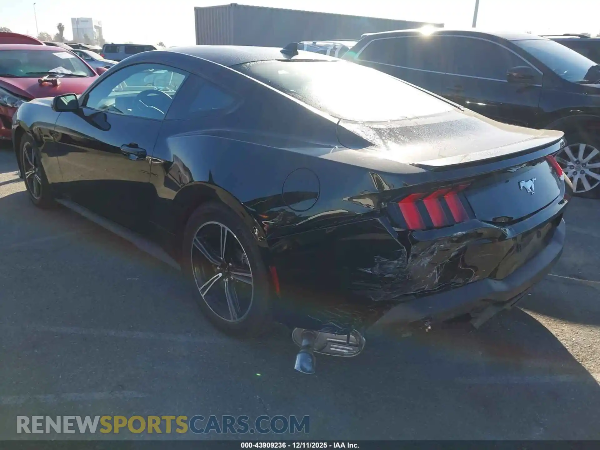 3 fotografías del automóvil dañado 1FA6P8TH6S5122251 FORD MUSTANG 2025