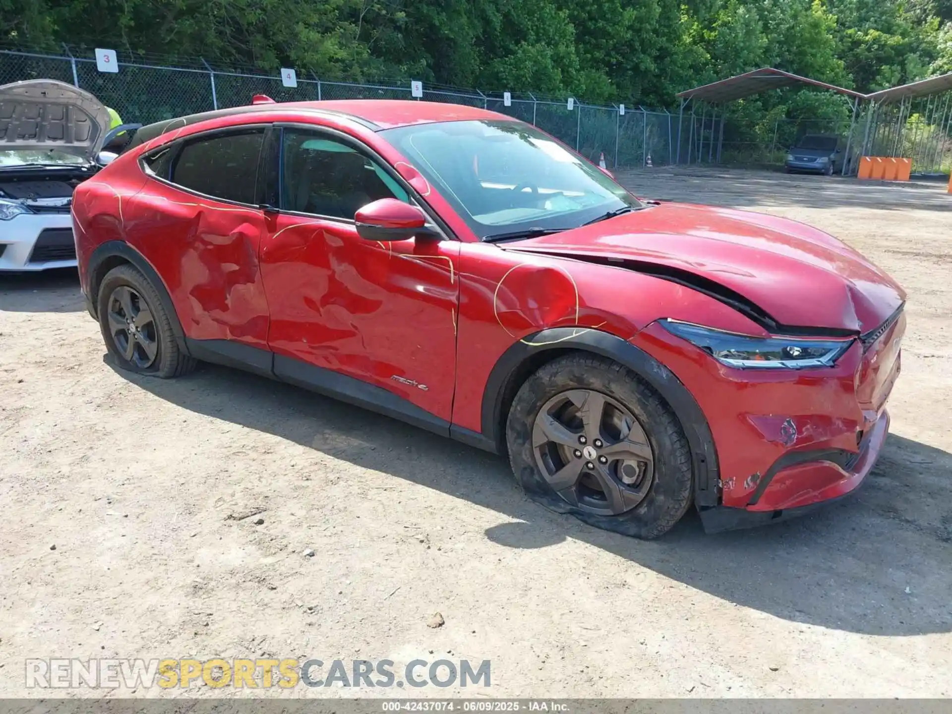 1 Photograph of a damaged car 3FMTK1SS1MMA59195 FORD MUSTANG MACH-E 2021