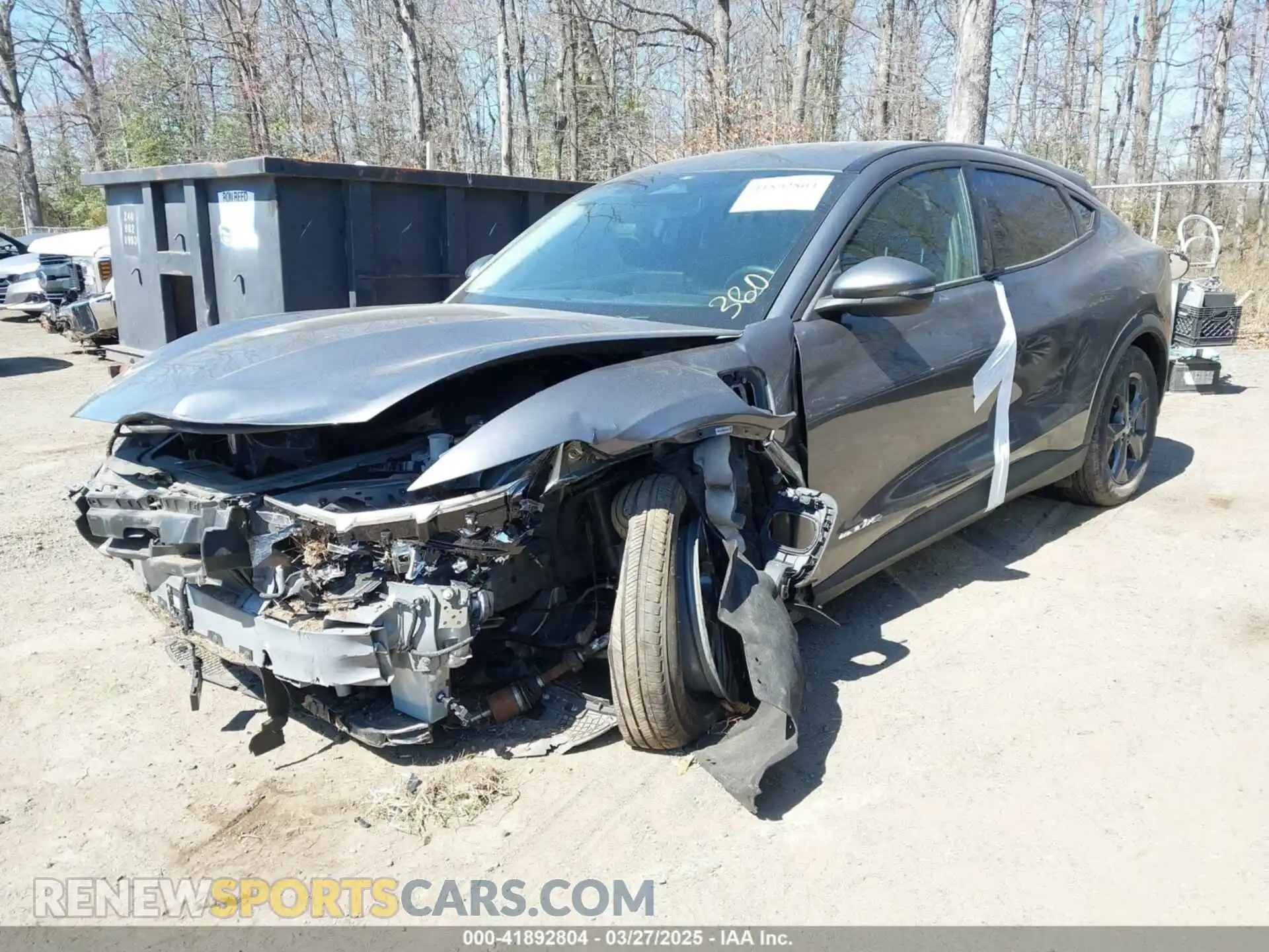 2 Photograph of a damaged car 3FMTK1SS4MMA34887 FORD MUSTANG MACH-E 2021