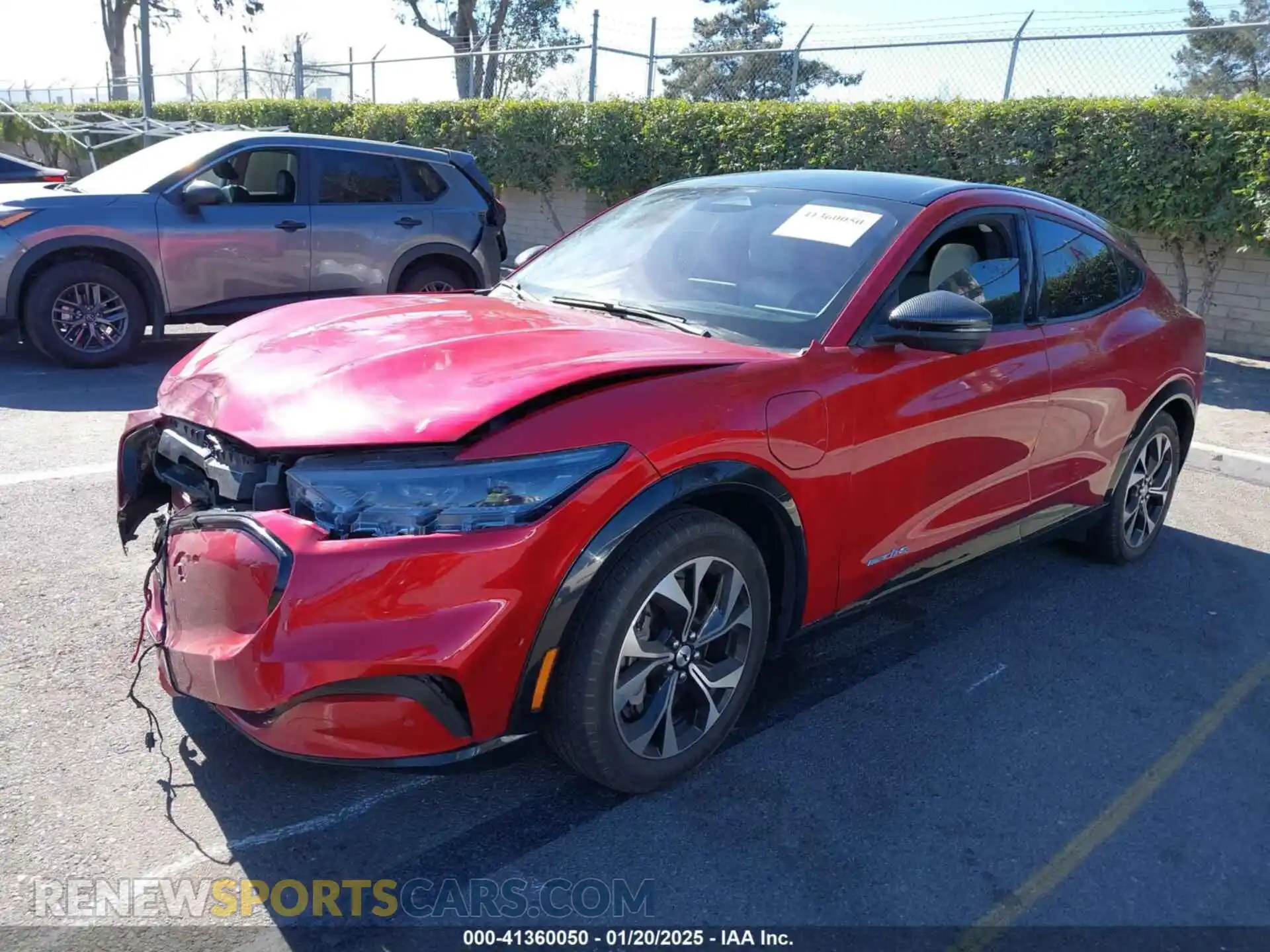 2 Photograph of a damaged car 3FMTK3SS4MMA58585 FORD MUSTANG MACH-E 2021