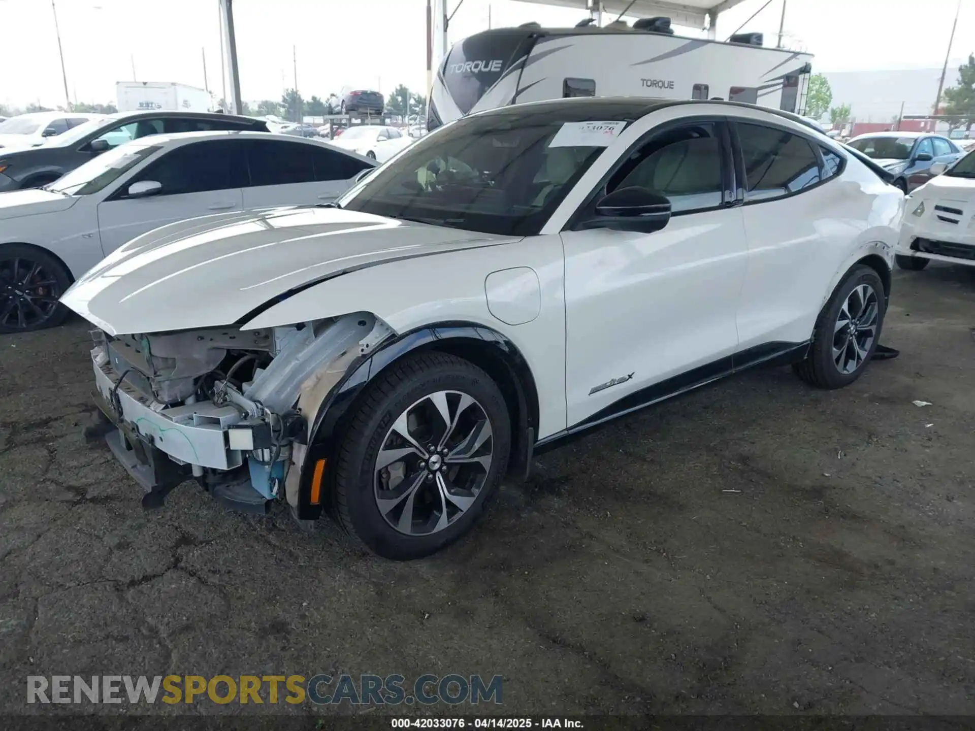 2 Photograph of a damaged car 3FMTK3SU6MMA27937 FORD MUSTANG MACH-E 2021