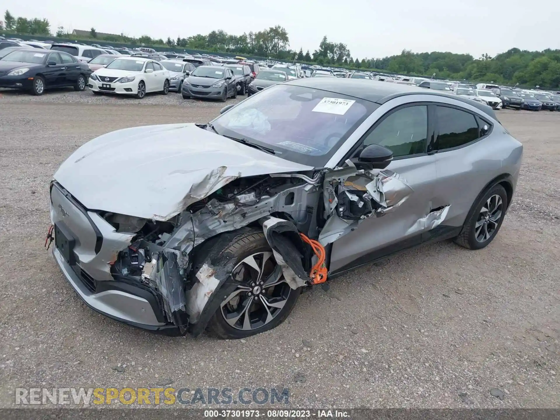 2 Photograph of a damaged car 3FMTK3SUXMMA03334 FORD MUSTANG MACH-E 2021