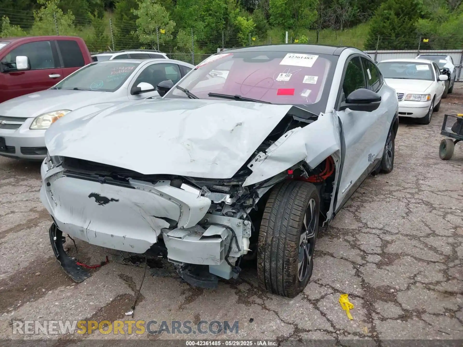 2 Photograph of a damaged car 3FMTK3SUXMMA36978 FORD MUSTANG MACH-E 2021