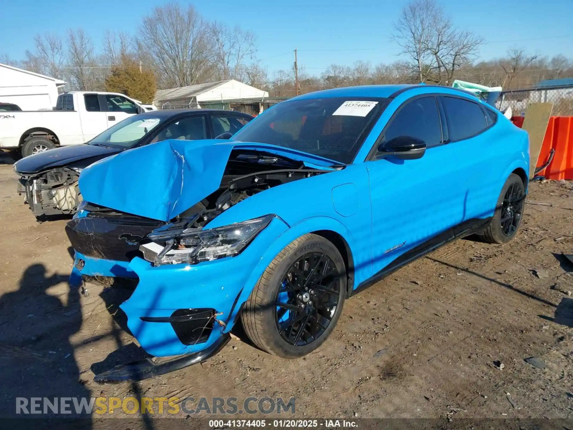 2 Photograph of a damaged car 3FMTK4SX6MME02127 FORD MUSTANG MACH-E 2021