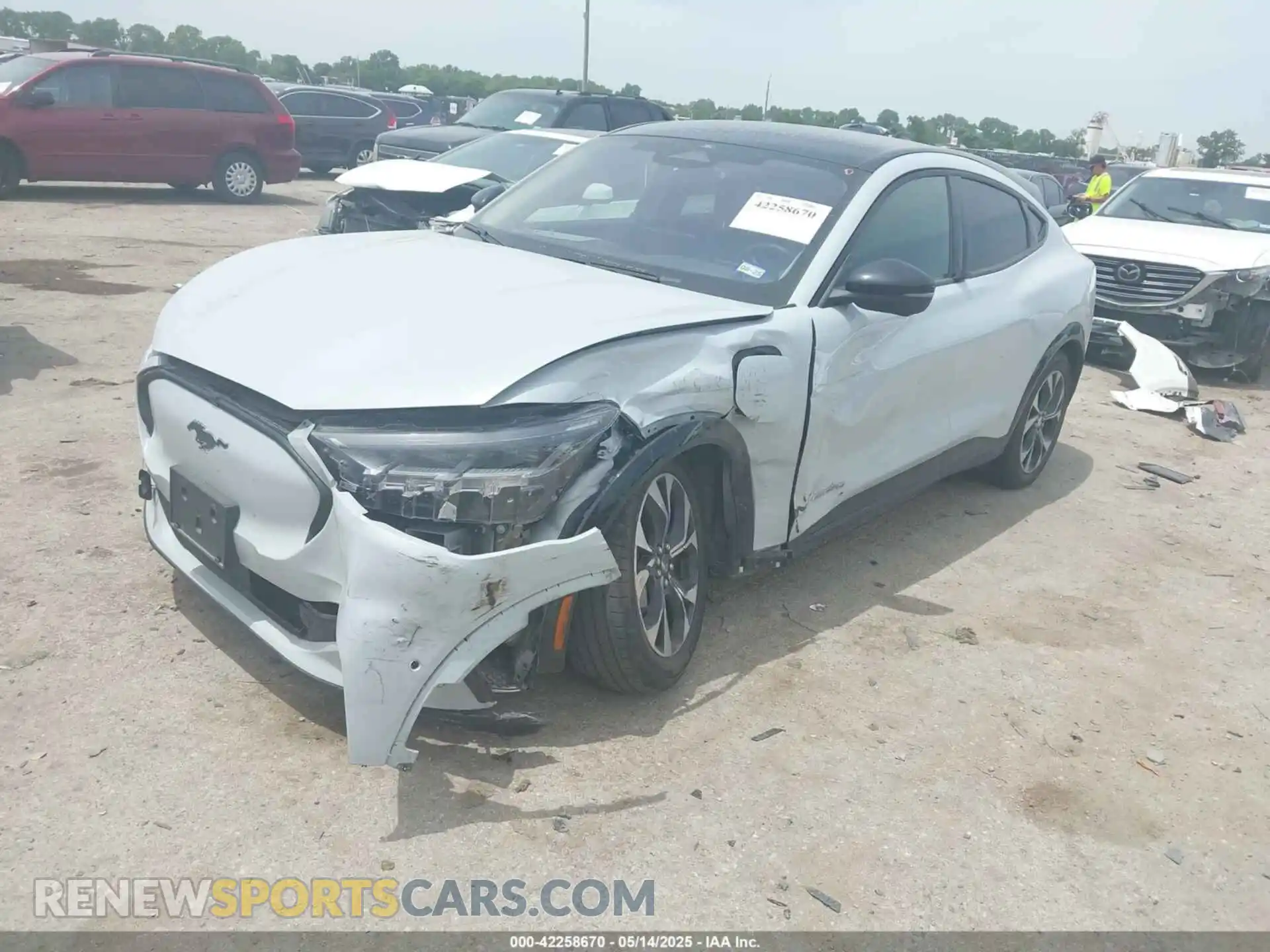 2 Photograph of a damaged car 3FMTK3RM2PMA32921 FORD MUSTANG MACH-E 2023