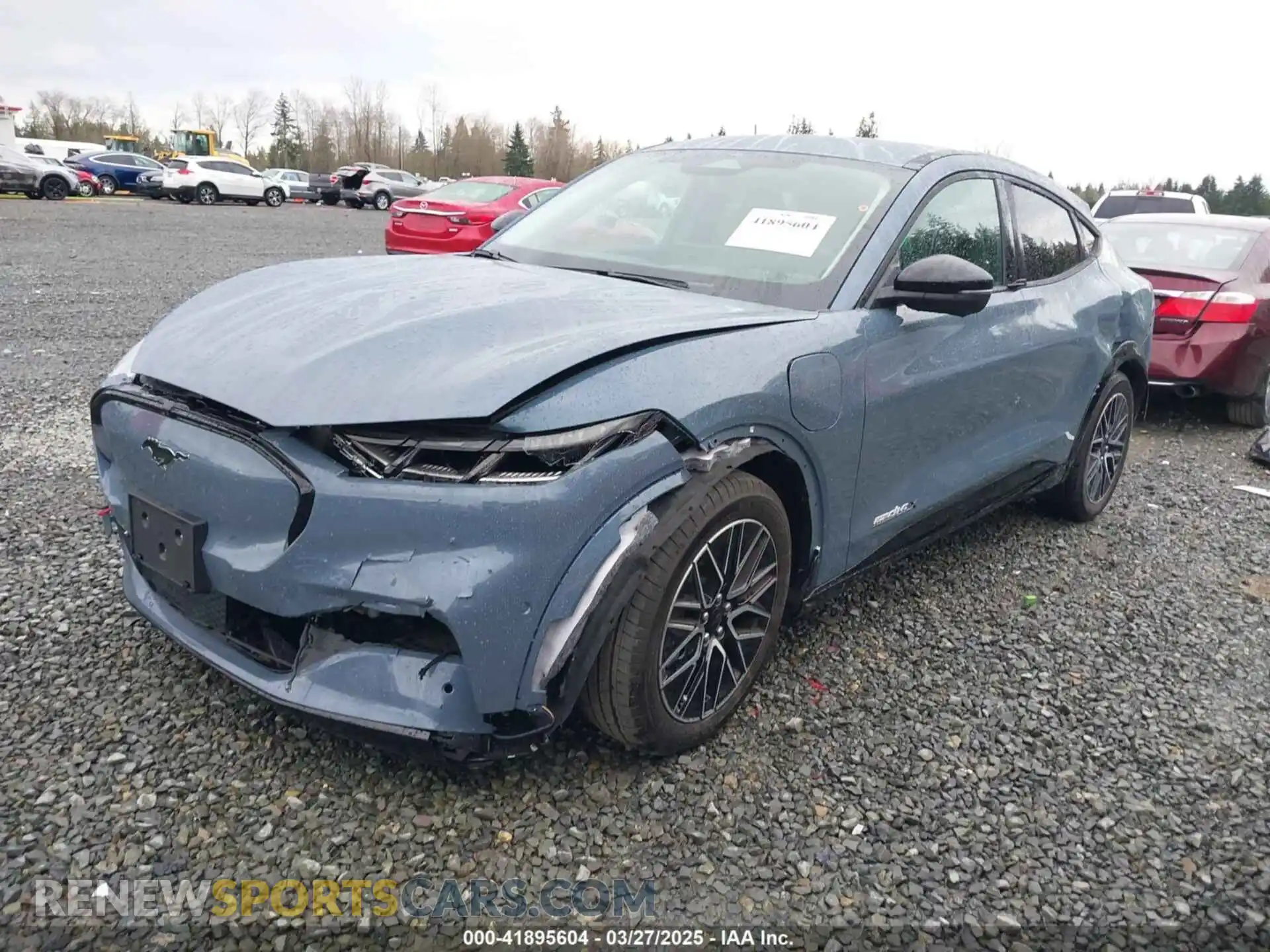 2 Photograph of a damaged car 3FMTK3R73RMA35680 FORD MUSTANG MACH-E 2024