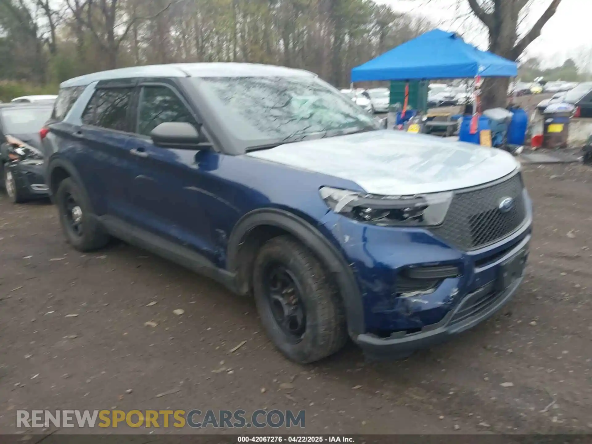 1 Photograph of a damaged car 1FM5K8AB8MGA19015 FORD POLICE INTERCEPTOR 2021