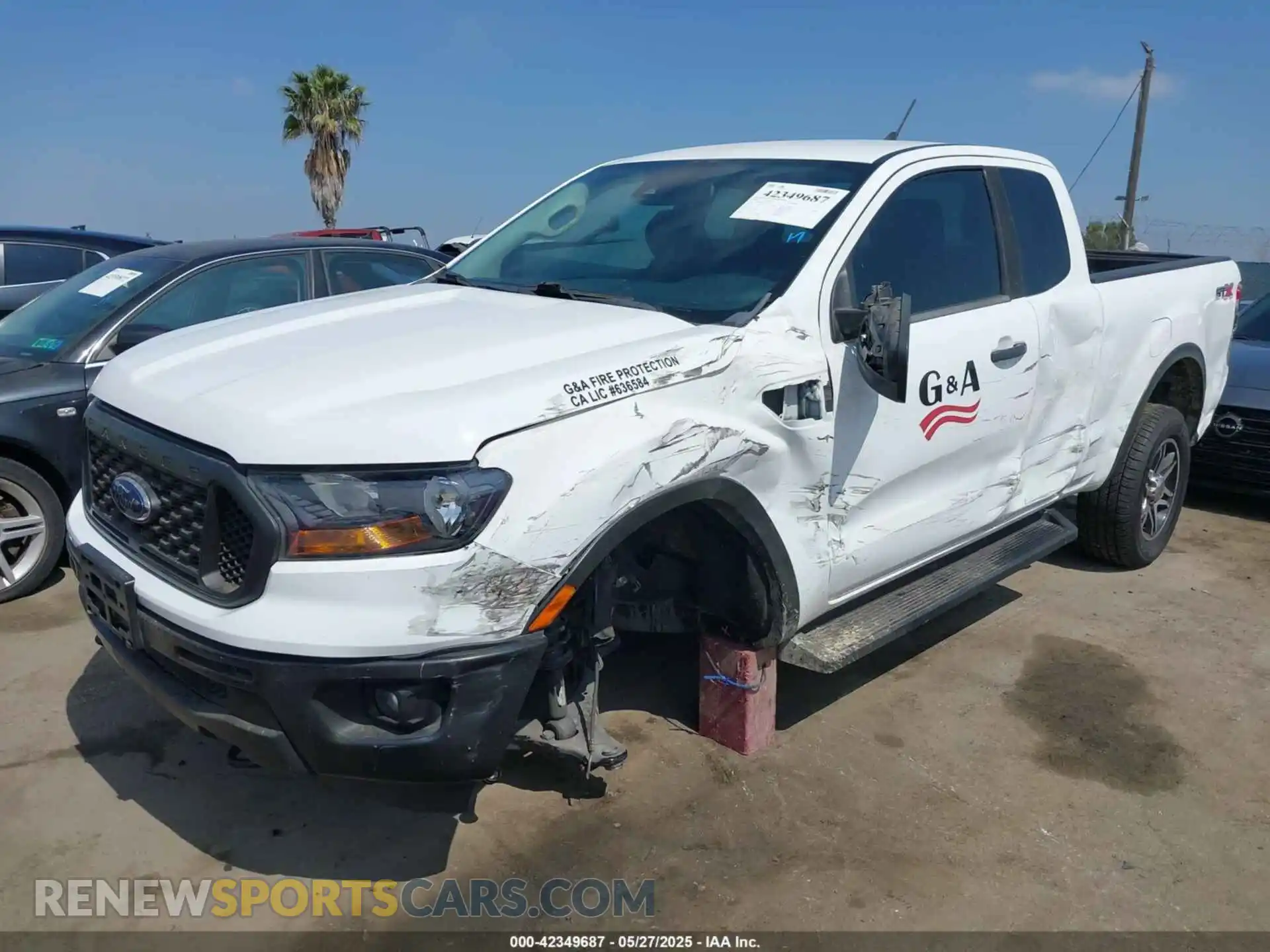 2 Photograph of a damaged car 1FTER1EHXLLA42582 FORD RANGER 2020