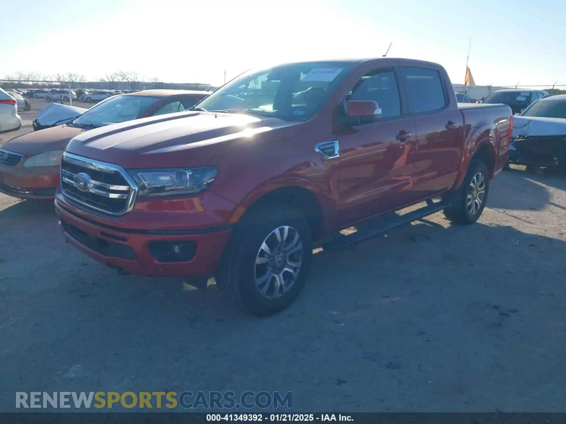 2 fotografías del automóvil dañado 1FTER4EH6LLA93546 FORD RANGER 2020