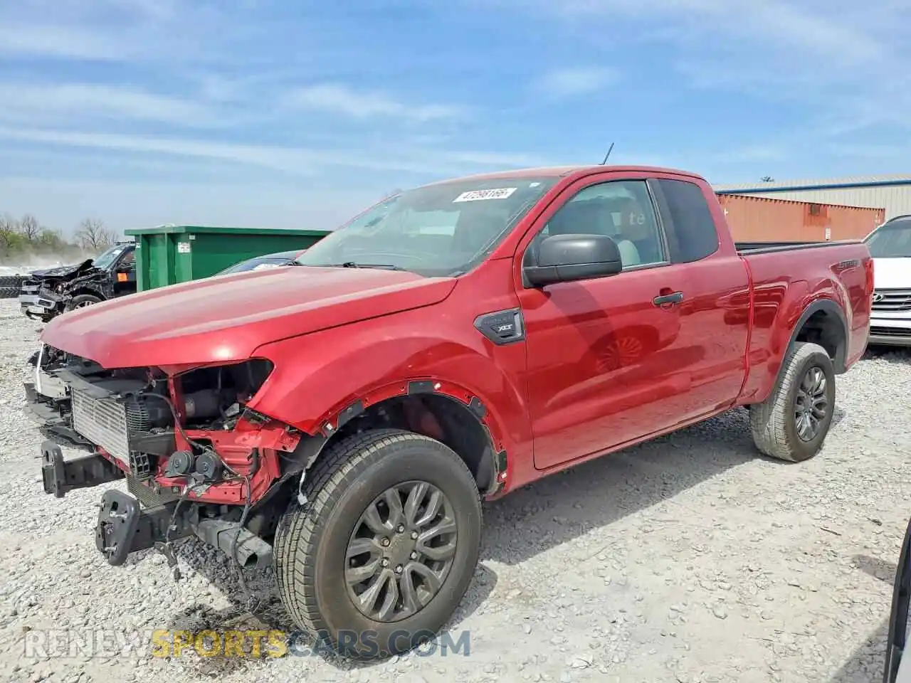 1 Photograph of a damaged car 1FTER1EH5MLD00895 FORD RANGER 2021