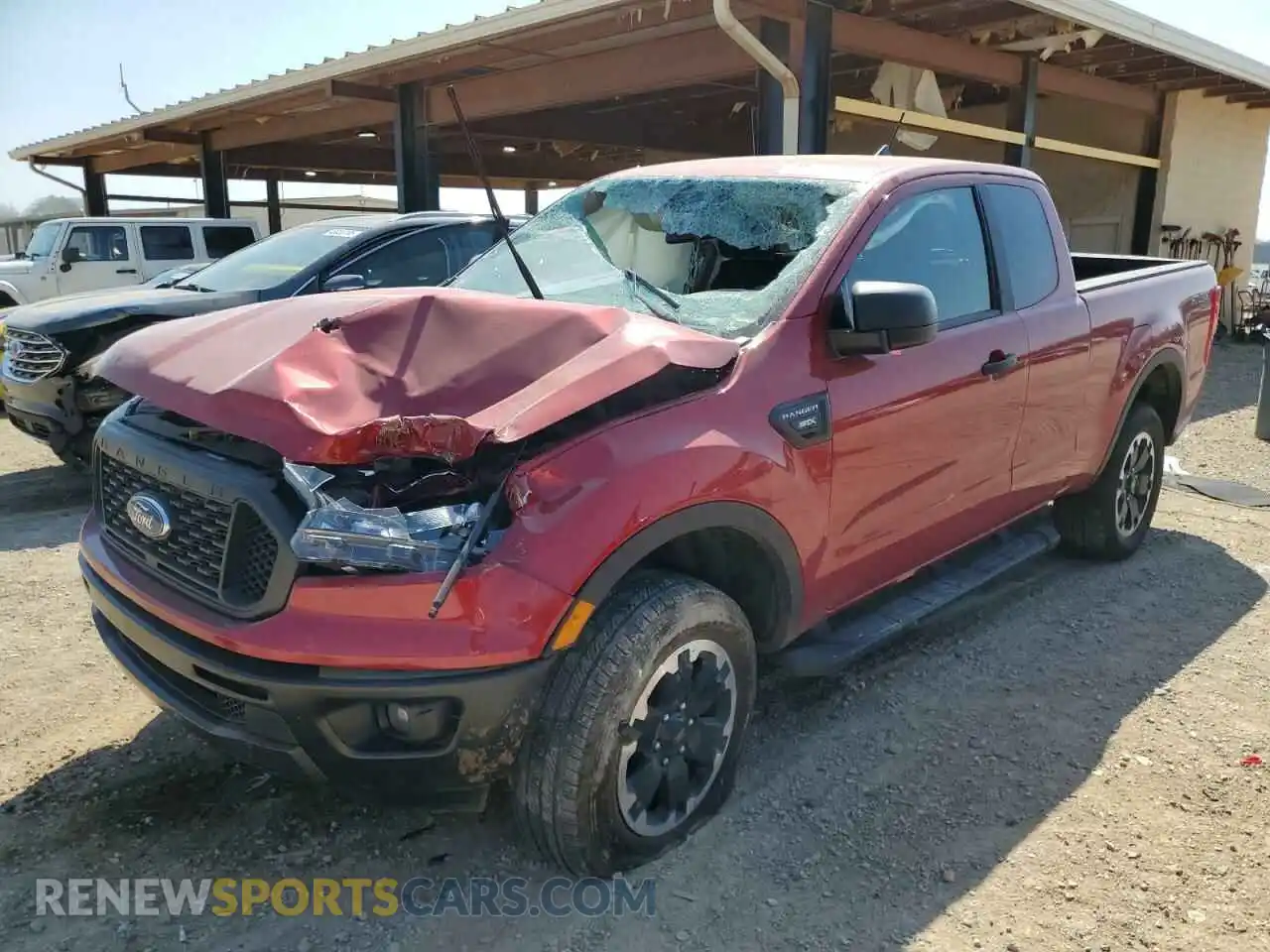 1 Photograph of a damaged car 1FTER1EH6MLD76657 FORD RANGER 2021