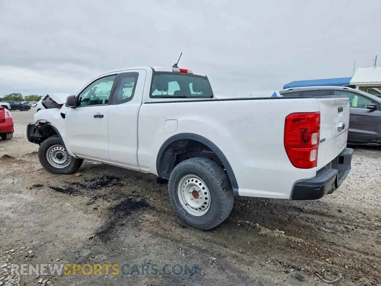 2 fotografías del automóvil dañado 1FTER1EHXMLD04280 FORD RANGER 2021
