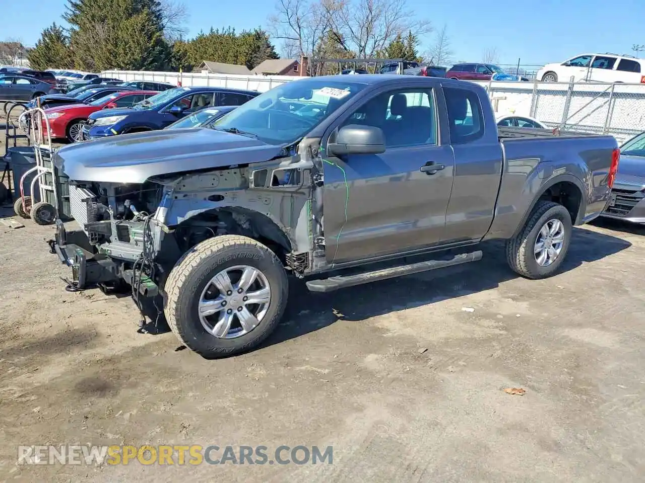 1 Photograph of a damaged car 1FTER1FH1MLD08474 FORD RANGER 2021