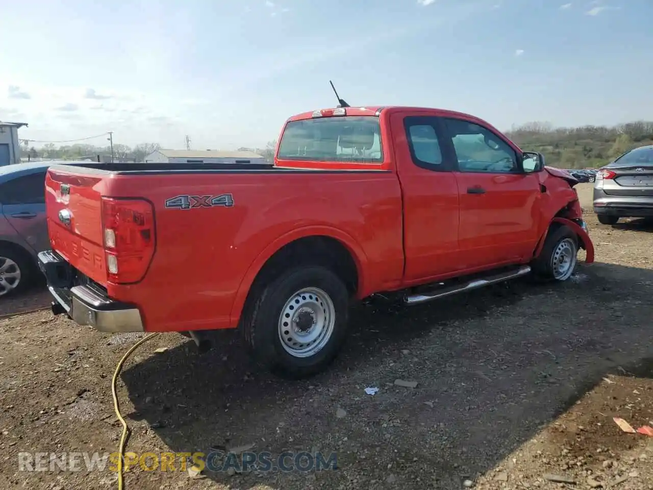 3 Photograph of a damaged car 1FTER1FH6MLD55273 FORD RANGER 2021