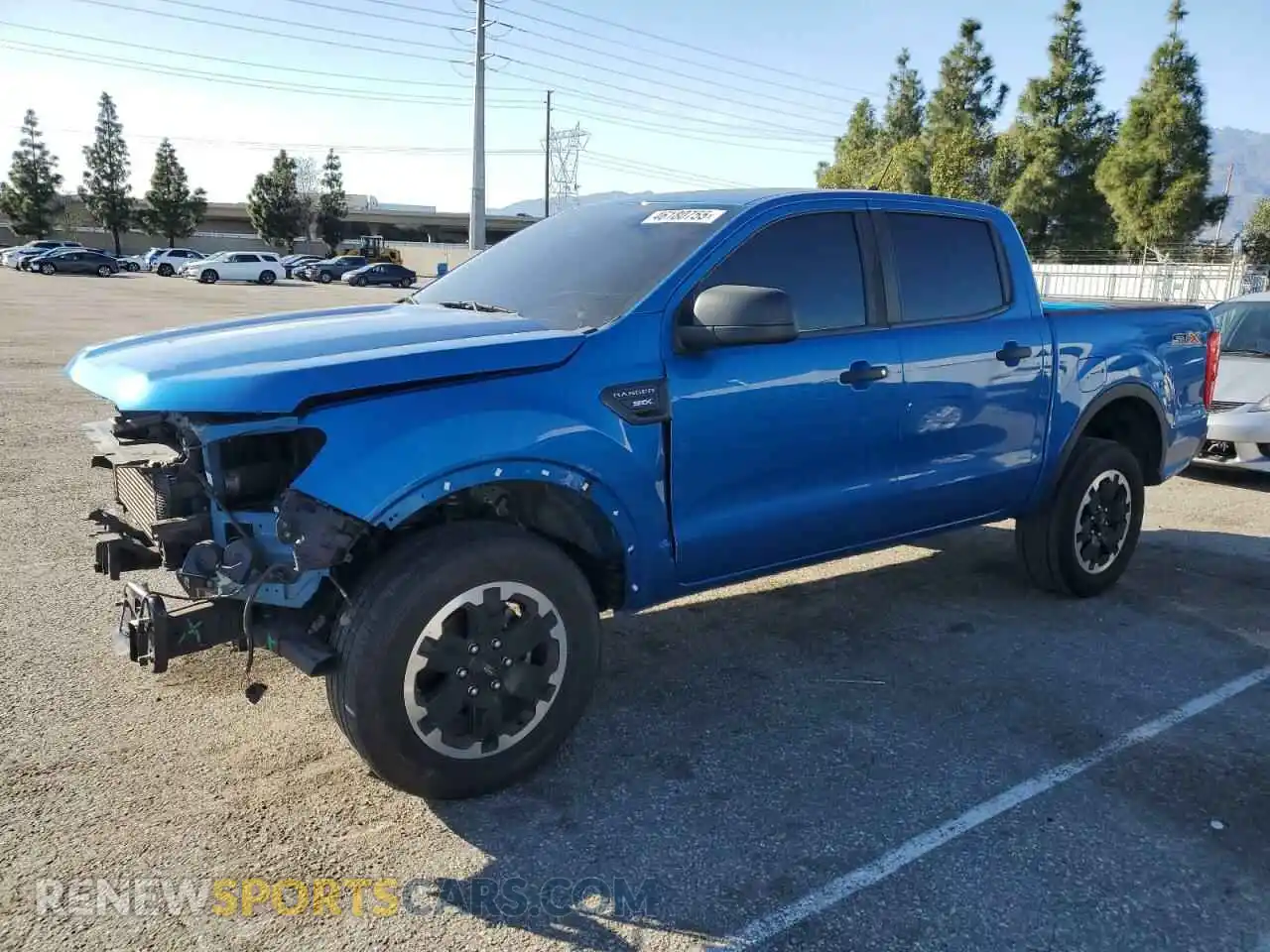 1 Photograph of a damaged car 1FTER4EH5MLD95122 FORD RANGER 2021