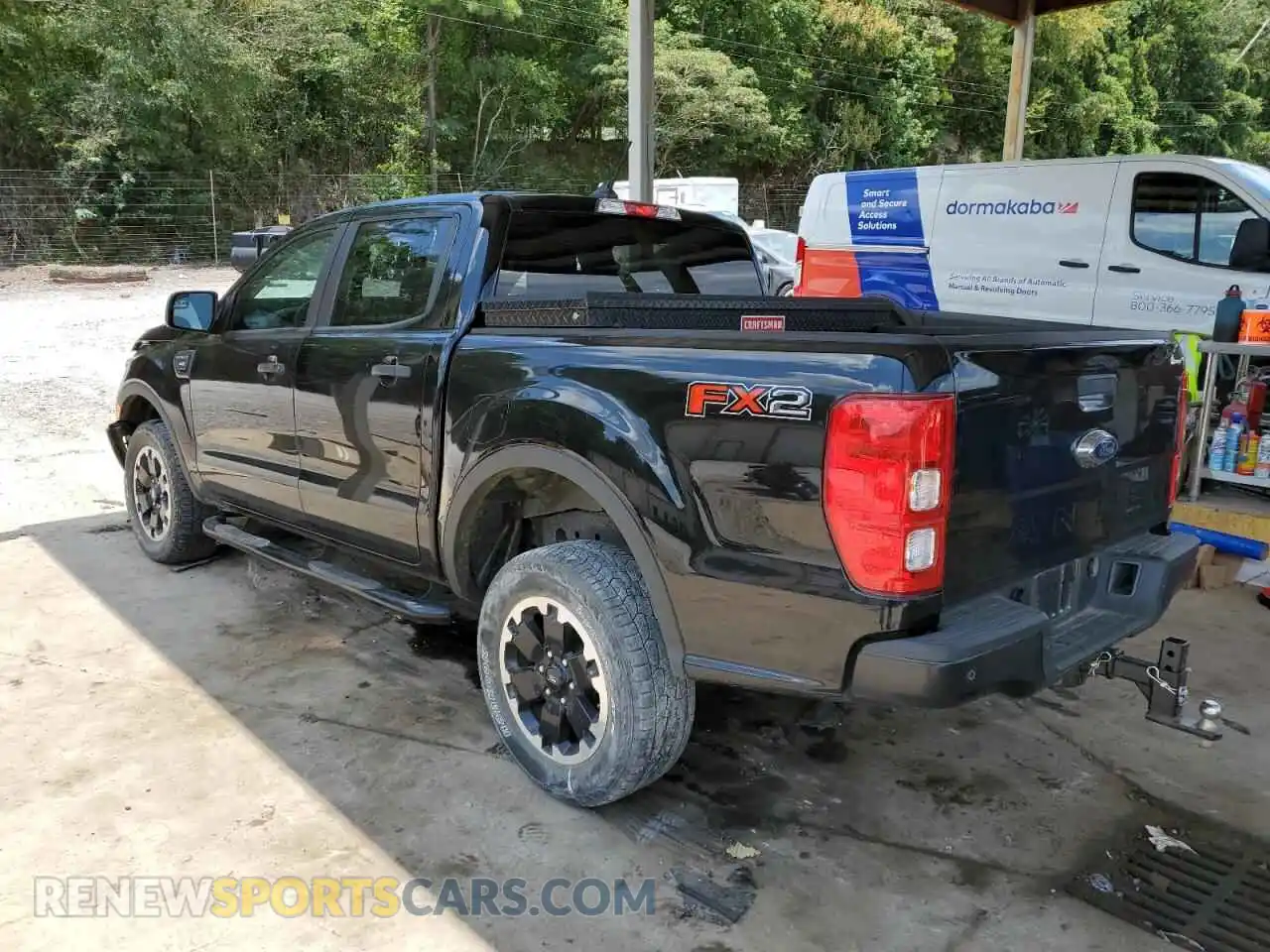 2 fotografías del automóvil dañado 1FTER4EH8MLE04623 FORD RANGER 2021