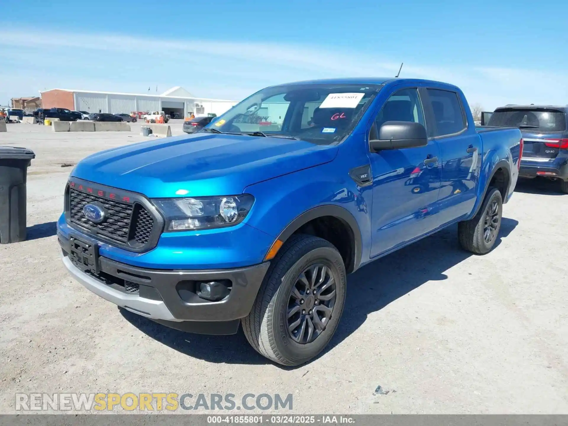 2 fotografías del automóvil dañado 1FTER4EH9MLD09617 FORD RANGER 2021