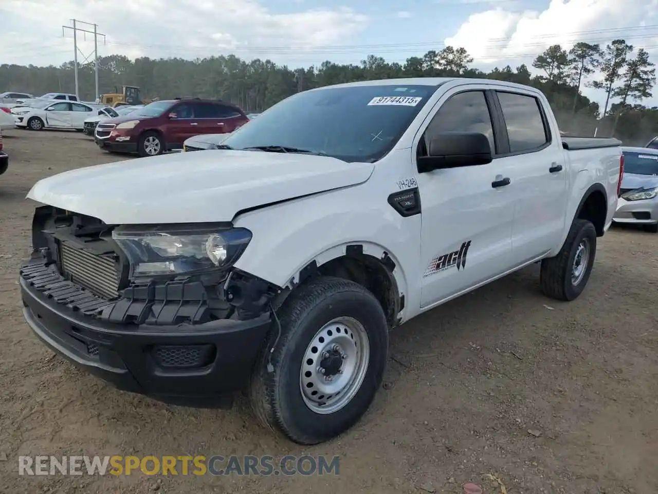 1 Photograph of a damaged car 1FTER4EHXMLD87579 FORD RANGER 2021